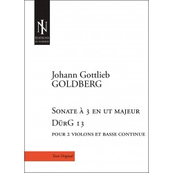 Sonate à 3 en ut majeur DürG 13